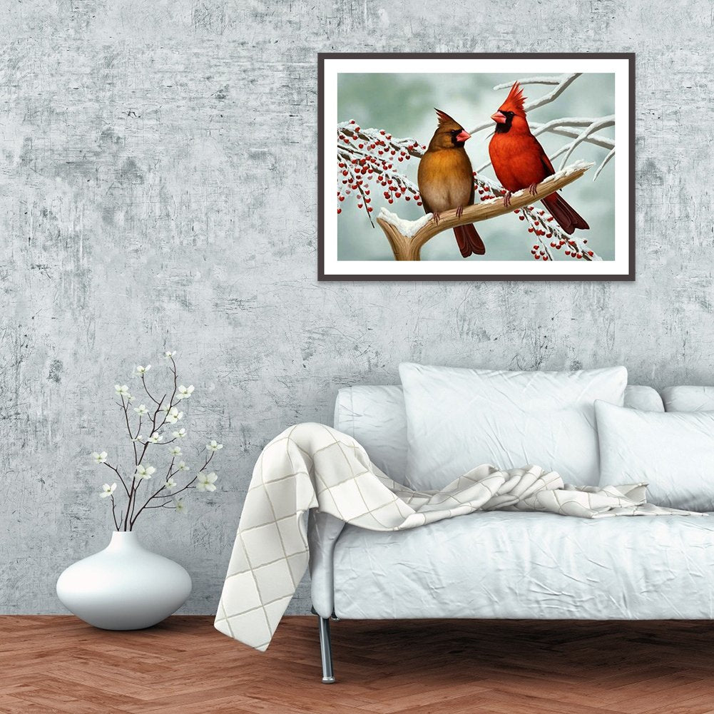 Diamond Painting - Full Round - Birds E