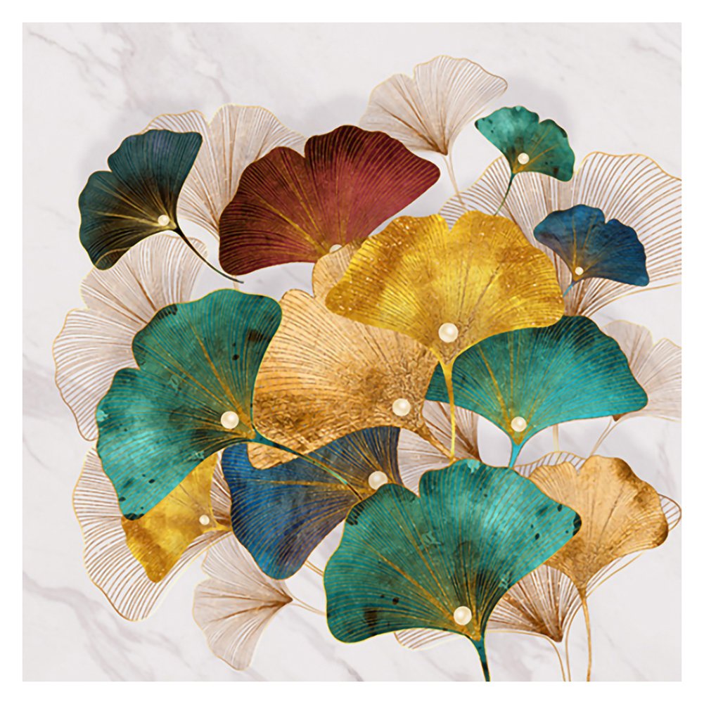 11CT Stamped Cross Stitch Ginkgo Leaf (50*50cm)