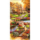 11ct Stamped Cross Stitch Bridge And House(40*85cm)