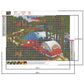 Diamond Painting - Full Round - Cartoon Car C