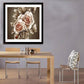 Diamond Painting - Partial Round - Retro Flower