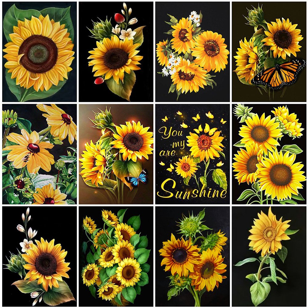 Diamond Paintings Art Full Drill Sunflower