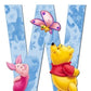 Diamond Paintings Art Full Square Drill Letter W Winnie The Pooh