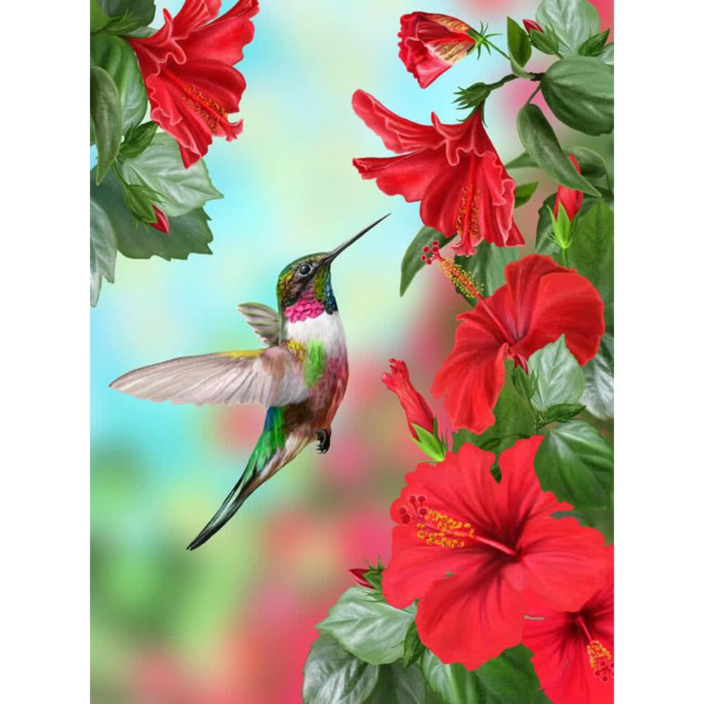 5D Diy Diamond Painting Kit Full Round Beads Spiritual Bird