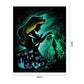 Beauty Girl Painting Kit Drawing on Canvas Handmade Acrylic Art Crafts