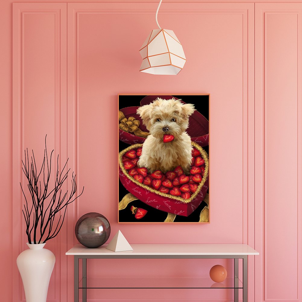 Diamond Painting - Full Round - Dog 27