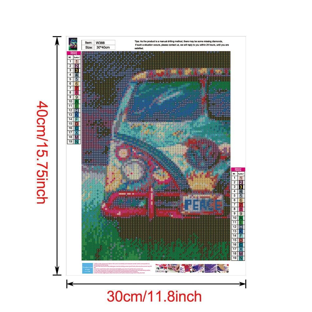 Diamond Painting - Full Round - Car