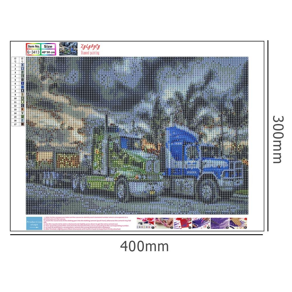 Diamond Painting - Full Round - Truck