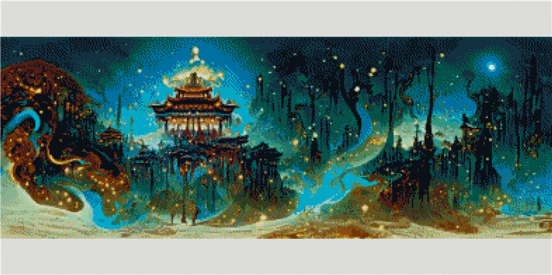 Full Round/Square Diamond Painting Kits | Scenery 40x80cm 50x100cm A