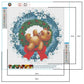 Diamond Painting - Full Round - Xmas Bear