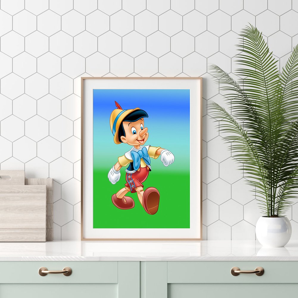 Diamond Painting - Full Round - Pinocchio