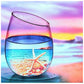 5D Diy Diamond Painting Kit Full Round Beads Cup Sea Star
