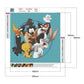 Diamond Painting - Full Round - Cartoon Animals