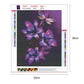Diamond Painting - Full Round - Purple Flower C