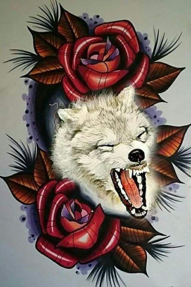 Wolf Full Round Square Diamond Painting Kits