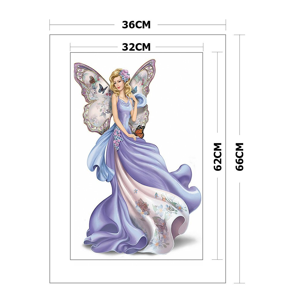 11CT Stamped Cross Stitch - Noblewoman(36*66CM) B