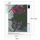 Diamond Painting - Full Round - Purple Rose Butterfly