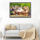 5D DIY Diamond Painting Kit - Full Round - Three Lovely Cats/Kittens