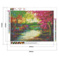 5D DIY Diamond Painting Kit - Full Round - Colorful Tree C