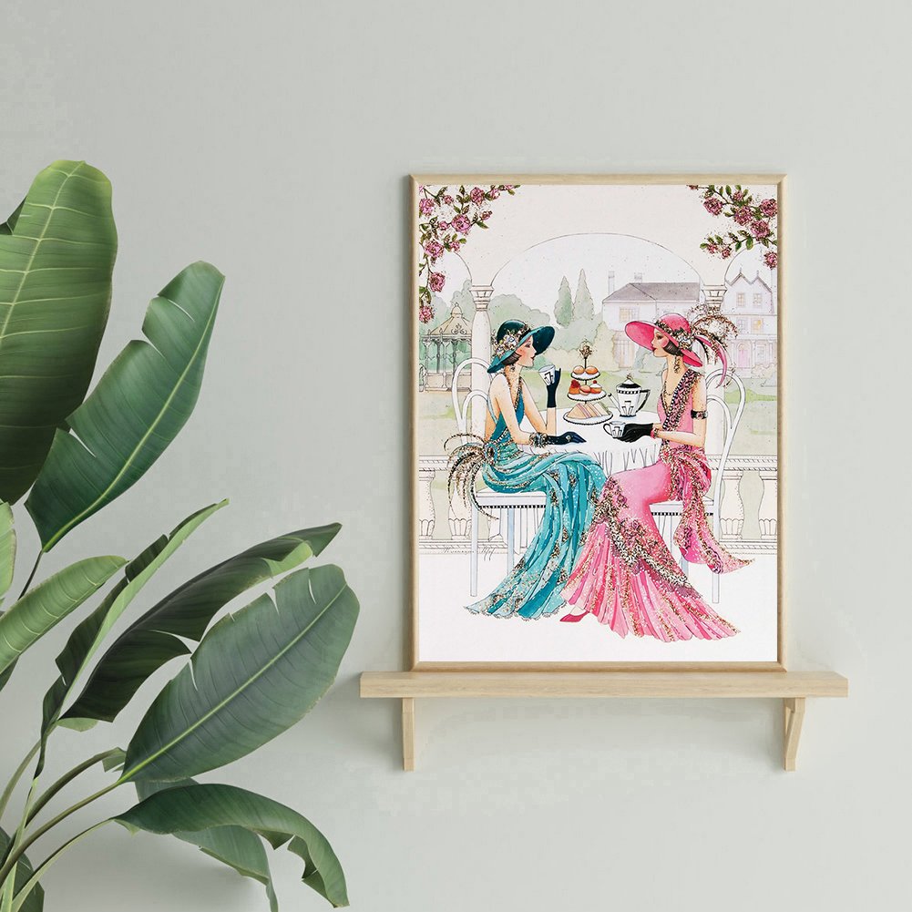 Diamond Painting - Full Round - Lady B
