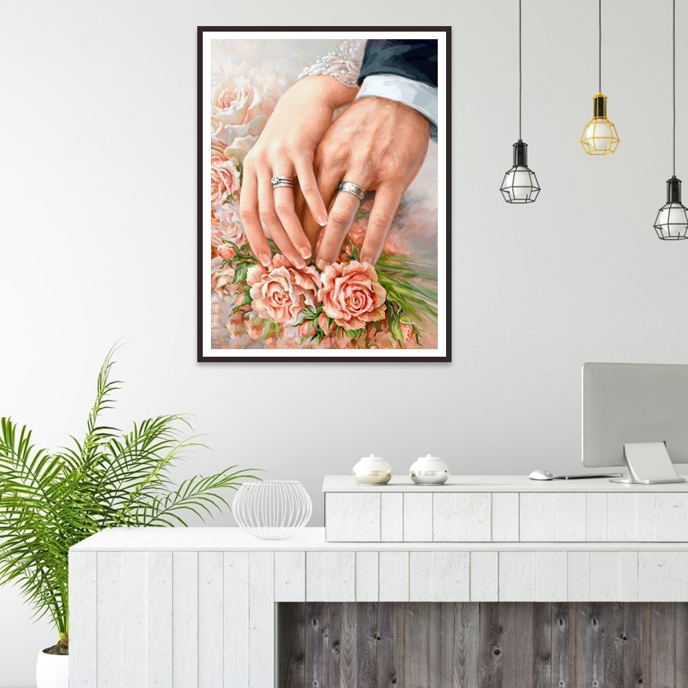 Diamond Painting - Full Round - Warm Hand