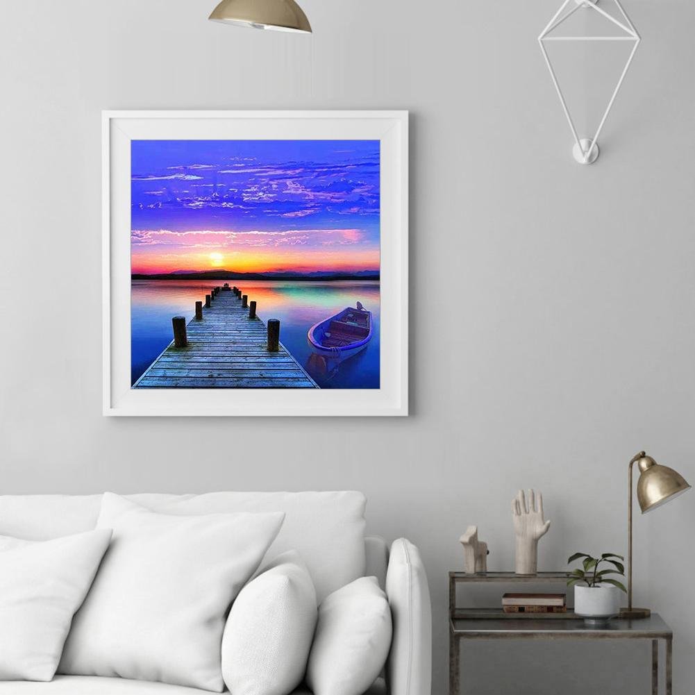 Diamond Painting - Full Round - Sea Sunset A