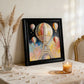 DIY Pearl Painting With Frame - Handmade Self-Adhesive Pearls - Hot Air Balloon (30*30cm)