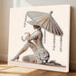 DIY Pearl Painting With Frame - Handmade Self-Adhesive Pearls - Lady (30*30cm) G