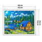 11ct Stamped Cross Stitch - Rhine town (36*46cm)