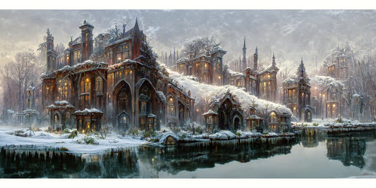 Full Round/Square Diamond Painting Kits | Scenery Castle 40x80cm 50x100cm K