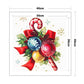 Christmas Candy Cane 11ct Stamped Cross Stitch Size