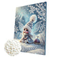 DIY Pearl Painting With Frame - Handmade Self-Adhesive Pearls - Elf (30*40cm)