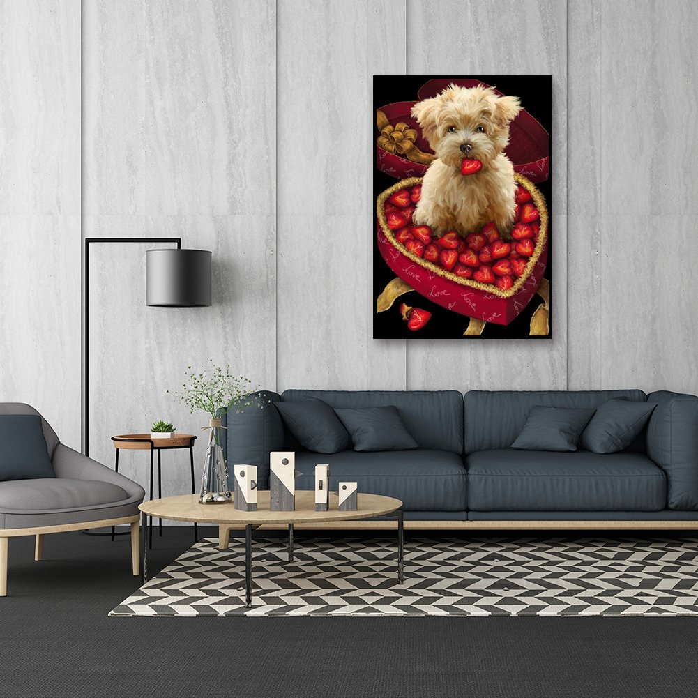 Diamond Painting - Full Round - Dog 27