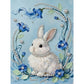 DIY Pearl Painting With Frame - Handmade Self-Adhesive Pearls - Rabbit (30*40cm)