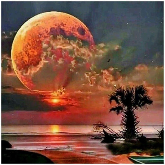 Diamond Painting - Full Round - Full Moon