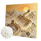 DIY Pearl Painting With Frame - Handmade Self-Adhesive Pearls - Great Wall (30*30cm)