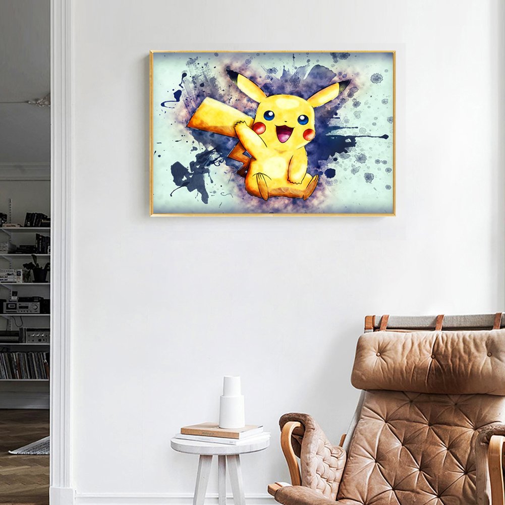 Diamond Painting - Full Round - Pikachu B