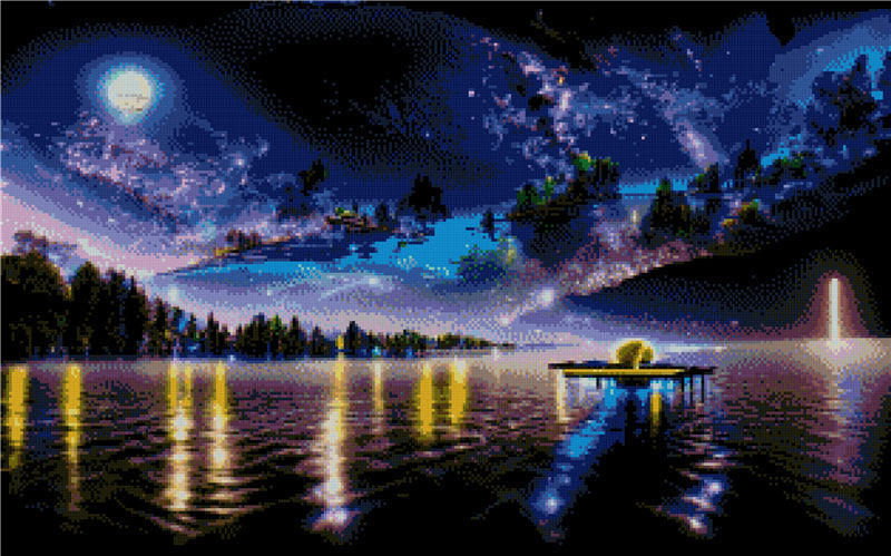 Full Round/Square Diamond Painting Kits S | Scenery 40x70cm 50x80cm
