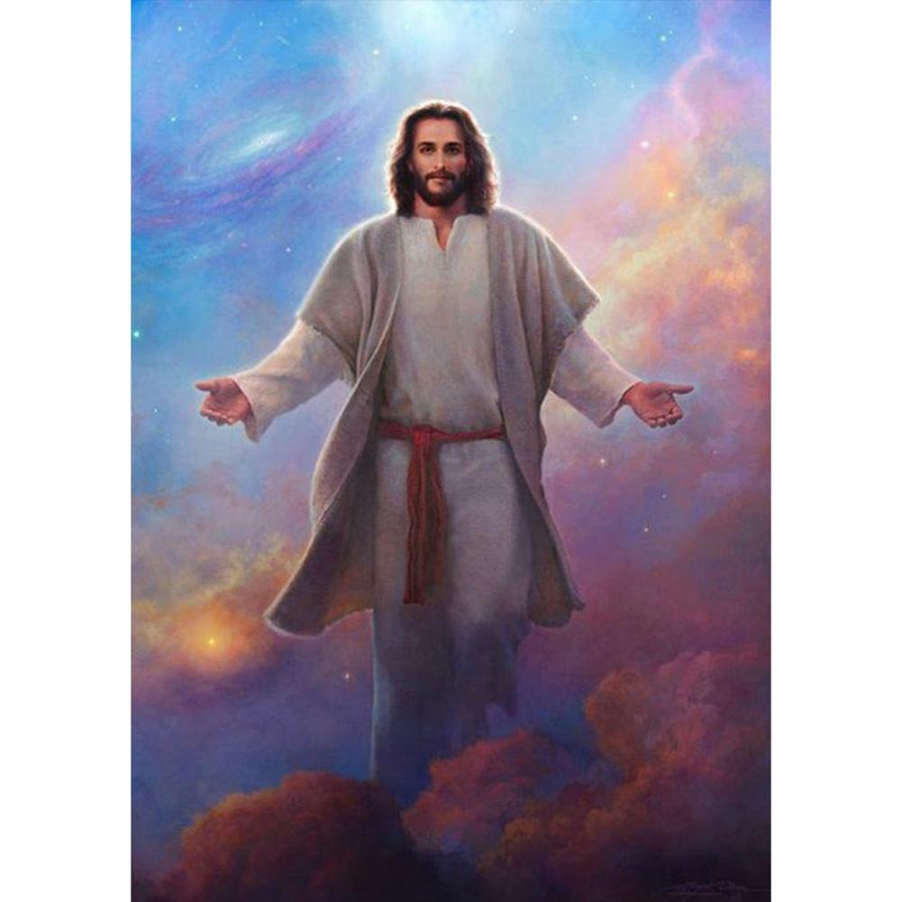 5D Diy Diamond Painting Kit Full Round Beads Jesus Christ