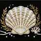 DIY Pearl Painting With Frame - Handmade Self-Adhesive Pearls - Shell (25*25cm) B