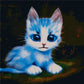Cat | Full Round/Square Diamond Painting Kits 40x40cm 50x50cm E