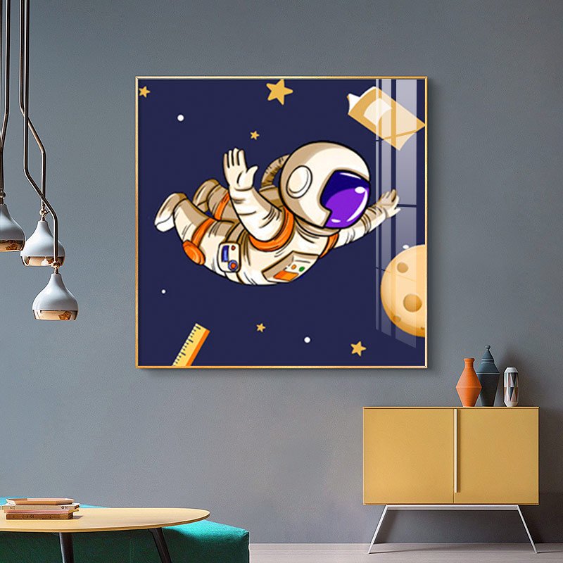 Diamond Painting - Full Round - Space Man