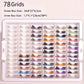 78 grids transparent plastic diamond painting storage container