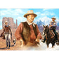 5D Diy Diamond Painting Kit Full Round Beads Happy Cowboy