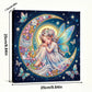 DIY Pearl Painting With Frame - Handmade Self-Adhesive Pearls - Moon Fairy (25*25cm)