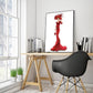 Elegant Lady Oil Paint Kit by Numbers Coded Abstract Acrylic Paint for  
