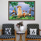Diamond Painting - Full Round - Animal Enjoy Rainbow