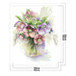 11ct Stamped Cross Stitch - Purple Veratrum  ( 40*50cm)