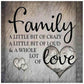 5D Diy Diamond Painting Kit Full Round Beads Family Love (40*40cm)