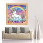 Diamond Painting - Full Round -  Rainbow White Unicorn
